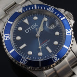 DTEK 005 Full Steel Automatic Diver Watch Blue