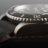 DTEK 005 Automatic Watch With Leather Military Band