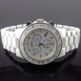 DTEK 002 White Ceramic Swiss Chronograph Watch