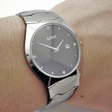 DTEK 007 Tungsten Carbide Contemporary Dress Watch
